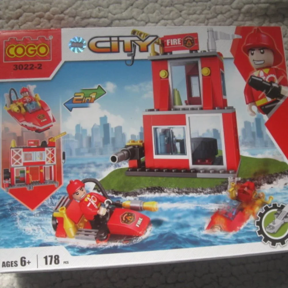 5/$30 Cogo Fire Water Patrol Building Blocks